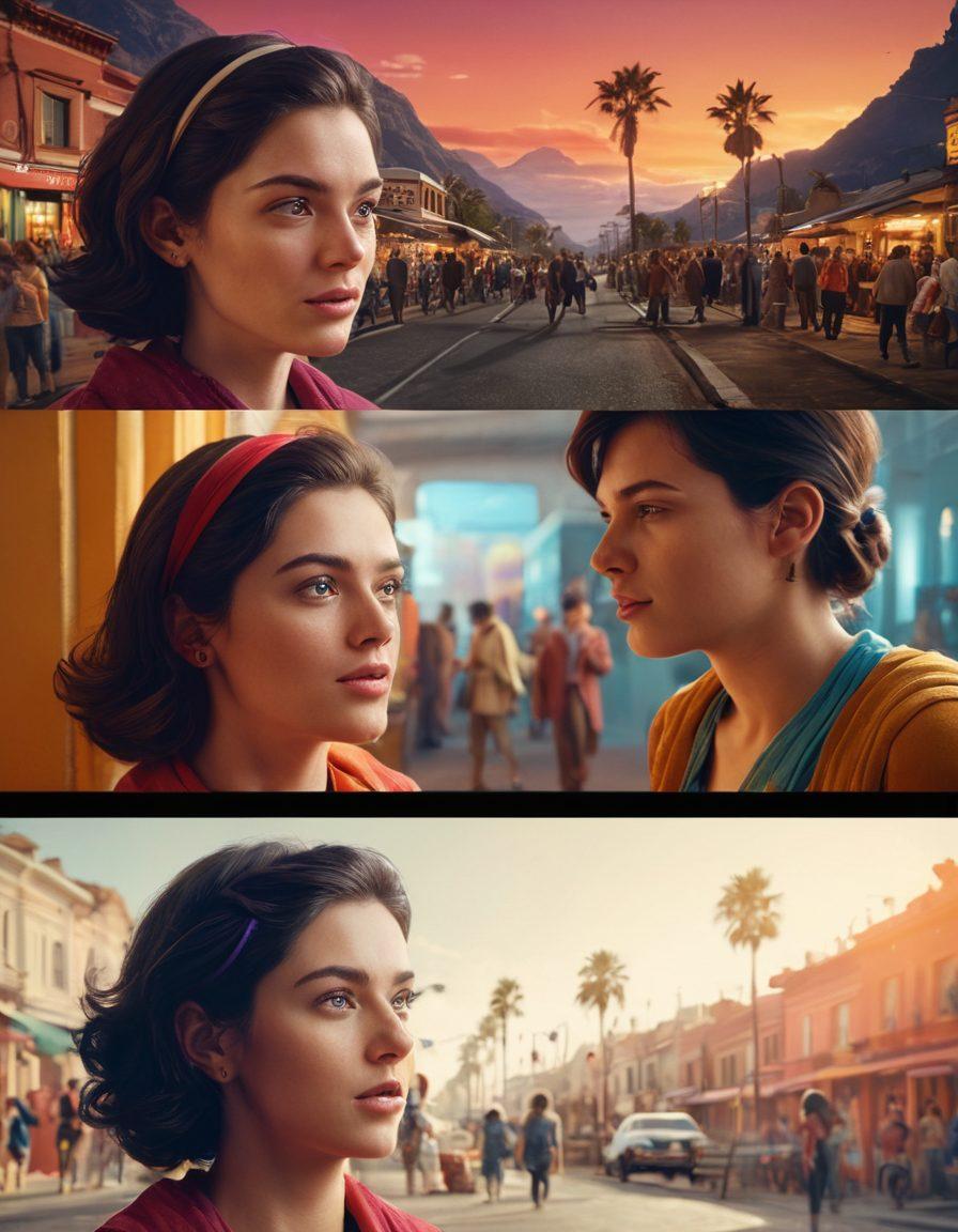 A split-screen image illustrating the evolution of adult content: the left side showing traditional scenes with muted colors and dull settings, while the right side bursts with vibrant hues, showcasing dynamic cum footage scenarios filled with excitement and energy. Include stylish characters with expressive faces and captivating poses to emphasize the shift in visual storytelling. Super-realistic. Bold colors. High contrast.
